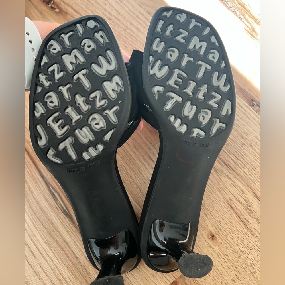 Stuart Weitzman Kitten Mule Heels - image 3